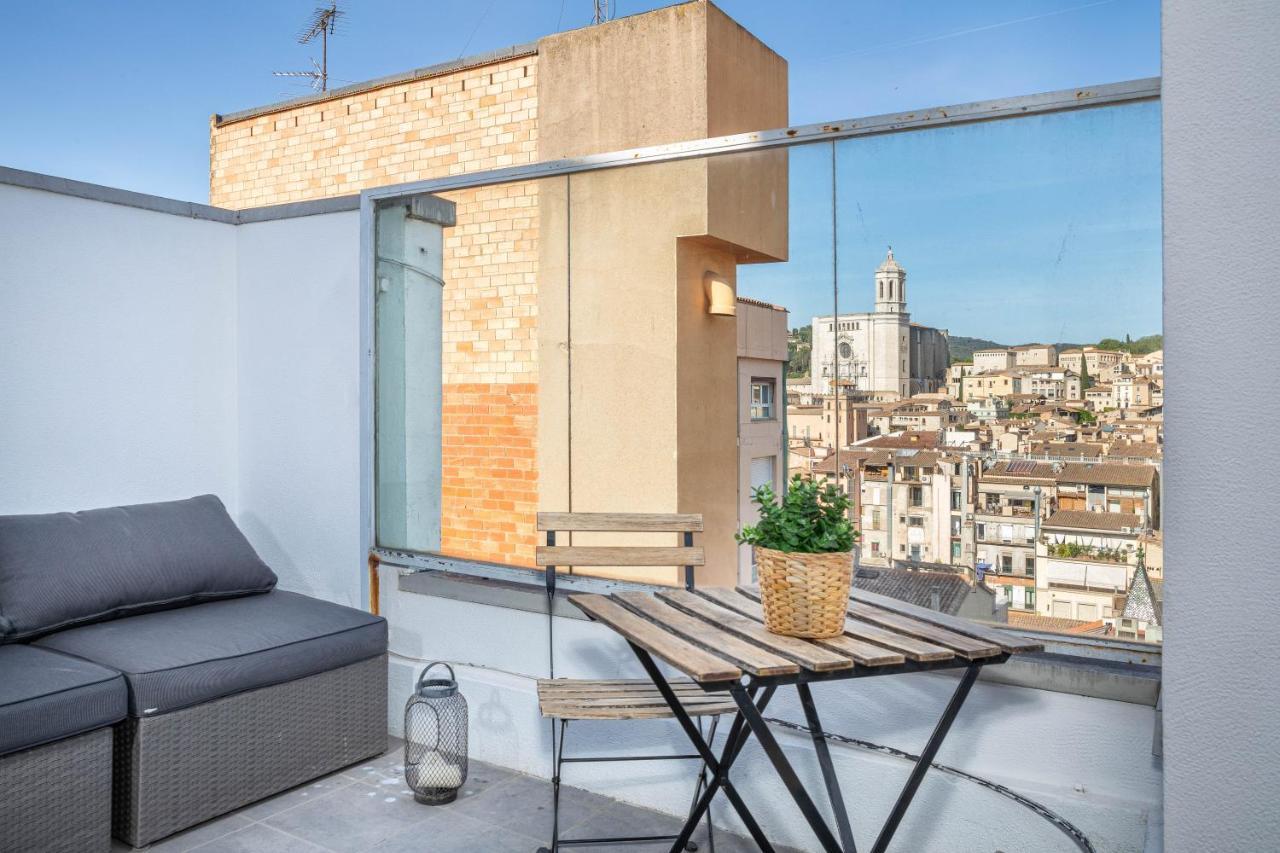 Flateli Penthouse Jaume I Apartment Girona Luaran gambar